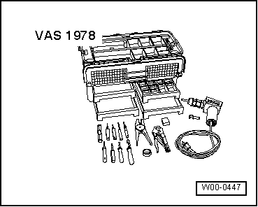 Calculateur du moteur -J623- avec boîtier de protection : dépose et repose