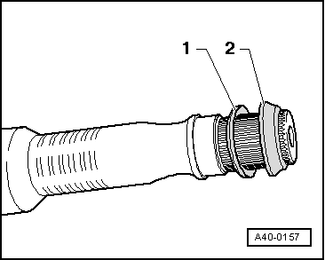 Demi-arbre de roue avec joint homocinétique VL107 : désassemblage et réassemblage