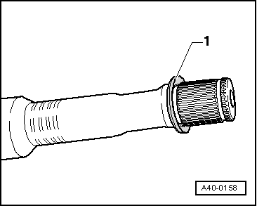 Demi-arbre de roue : désassemblage et réassemblage