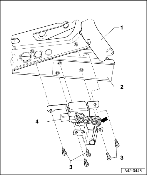 Transmetteur d'assiette sur les véhicules à réglage automatique du site des projecteurs