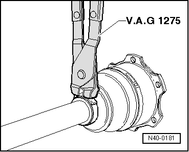 Demi-arbre de roue avec joint tripode AAR3300i : désassemblage et réassemblage