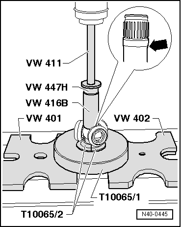 Demi-arbre de roue avec joint tripode AAR3300i : désassemblage et réassemblage