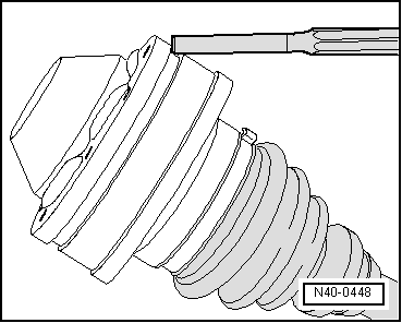 Demi-arbre de roue avec joint homocinétique VL107 : désassemblage et réassemblage