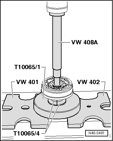 Demi-arbre de roue : désassemblage et réassemblage