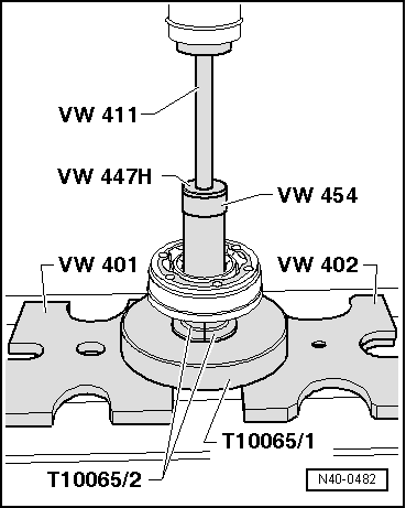 Demi-arbre de roue : désassemblage et réassemblage