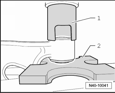 Patin métal-caoutchouc de bras de suspension : remplacement