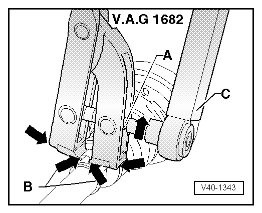 Demi-arbre de roue : désassemblage et réassemblage