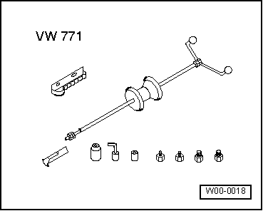 Demi-arbre de roue avec joint homocinétique VL107 (emmanché) : désassemblage et réassemblage