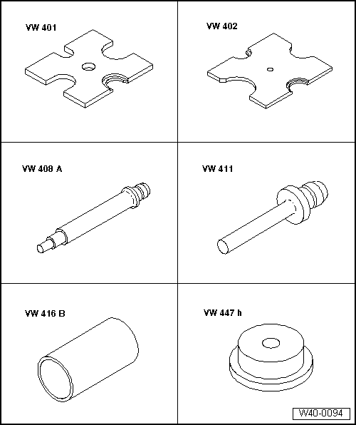 Demi-arbre de roue : désassemblage et réassemblage