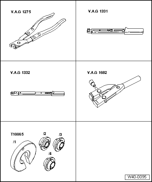 Demi-arbre de roue avec joint tripode AAR3300i : désassemblage et réassemblage