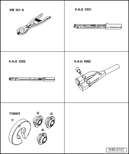 Demi-arbre de roue : désassemblage et réassemblage