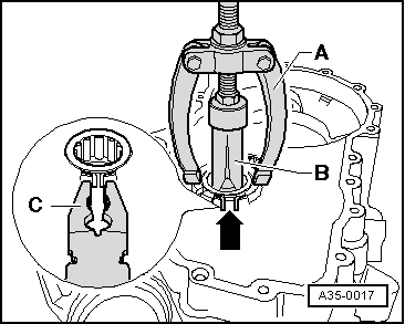 Arbre primaire : désassemblage et assemblage