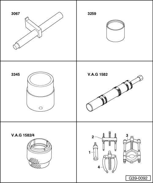 Différentiel : désassemblage et assemblage