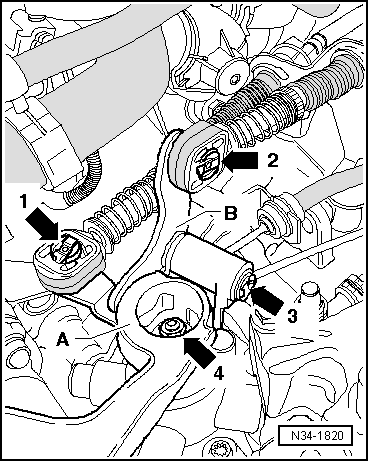 Cylindre récepteur : dépose et repose