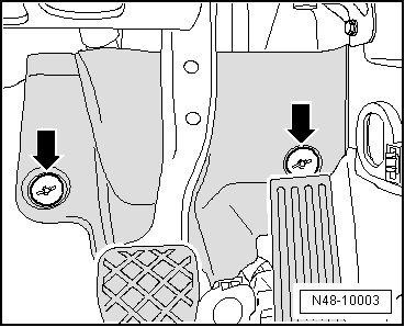 Mécanisme de direction de la génération III : dépose et repose, véhicules à direction à gauche, à partir du millésime 2009