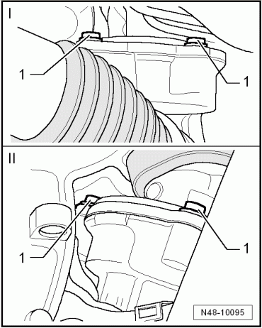 Différenciation des mécanismes de direction des générations I et II sur la Golf