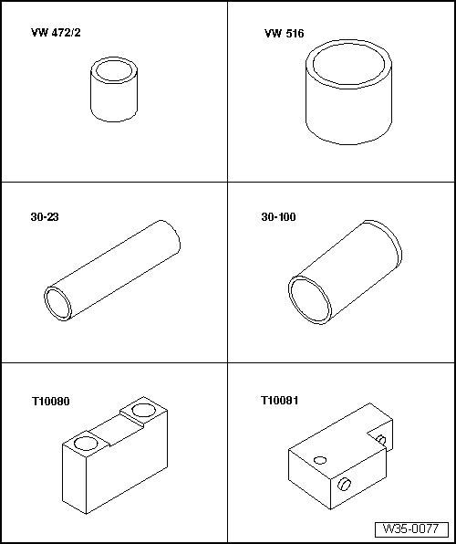 Arbre primaire : désassemblage et assemblage