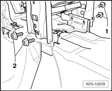 Traverse/tableau de bord : dépose et repose (véhicules avec direction à gauche)