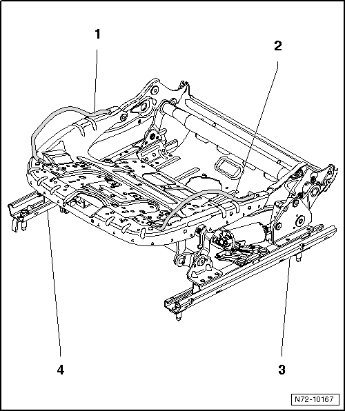 Cuvelage de siège (électrique) : dépose et repose