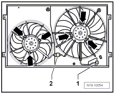 Calculateur de ventilateur de liquide de refroidissement -J293