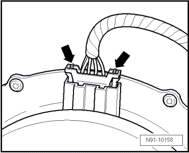 Haut-parleurs d'aigus arrière : dépose et repose (modèle 4 portes)